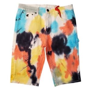 Sz Various muti colors born fly denim jeans